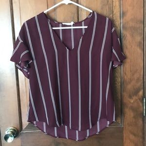 Maroon blouse